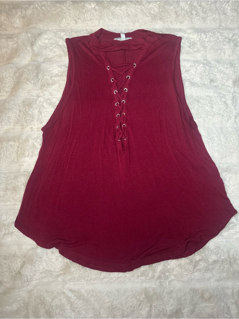 Charlotte Russe Burgundy Tank